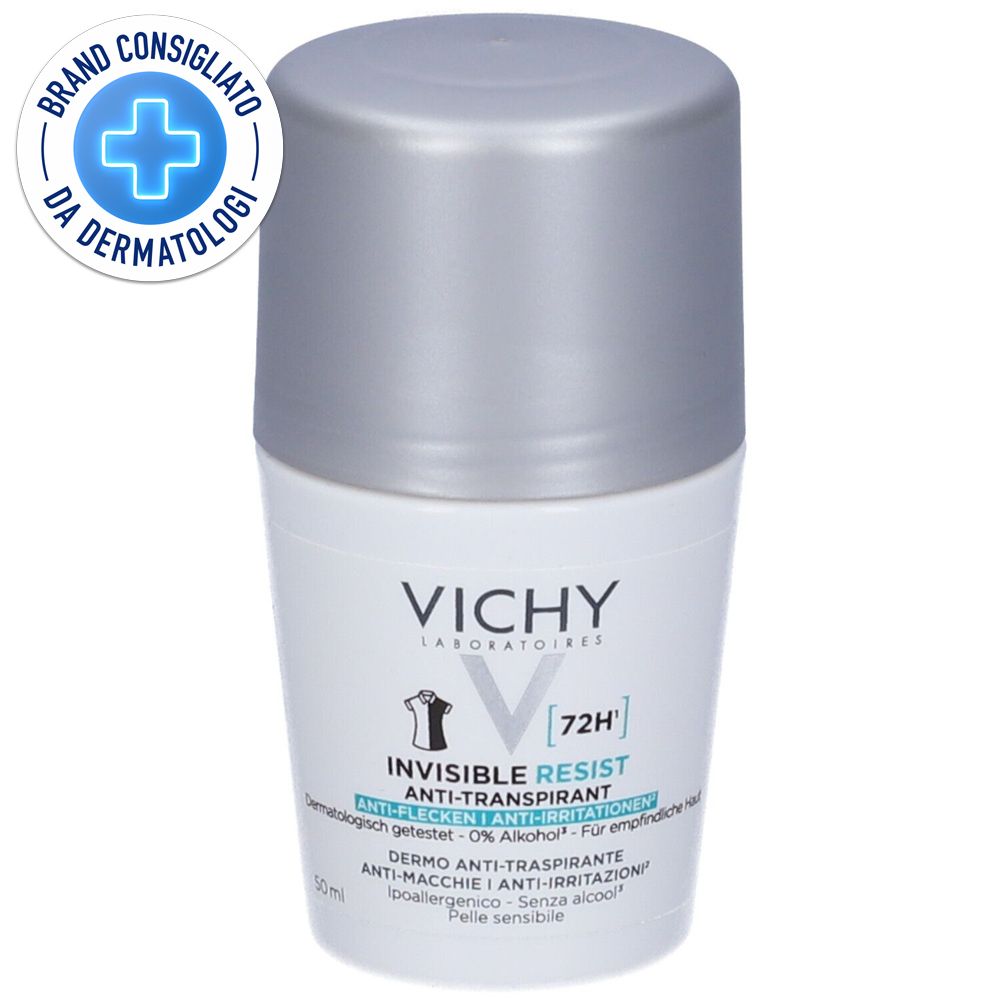 Vichy Invisible Resist 72h Deodorante Roll-on 50 ml Roll-On
