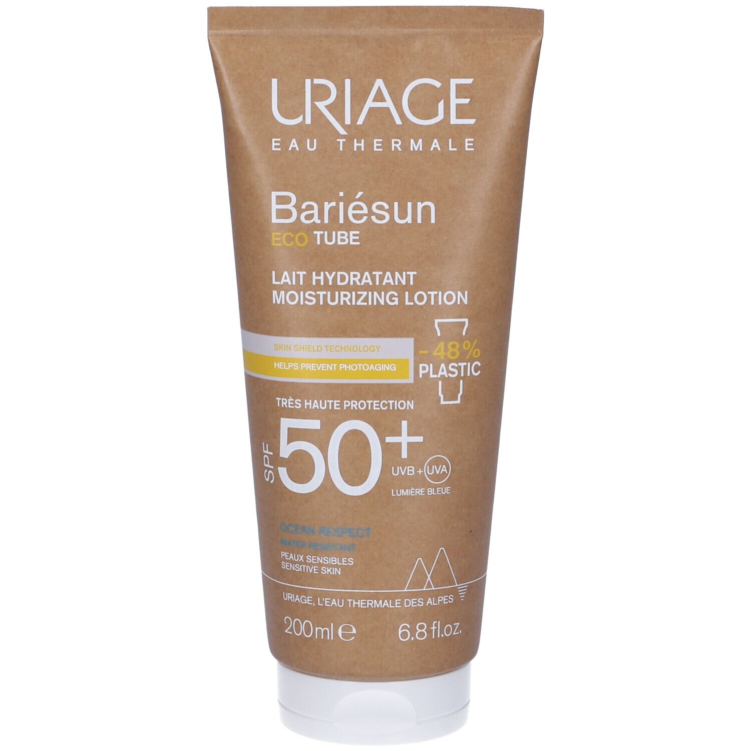 Uriage Bariésun Latte Viso e Corpo SPF 50+ Confezione Ecologica 200 ml