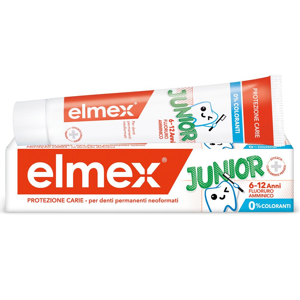 Elmex® Junior Dentifricio 6-12 Anni Protezione Carie 75 ml