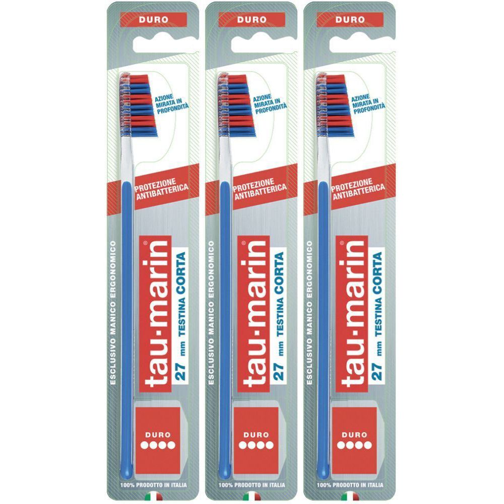 Tau Marin® Professional 27 Duro Set da 3 3x1 pz Spazzolino denti