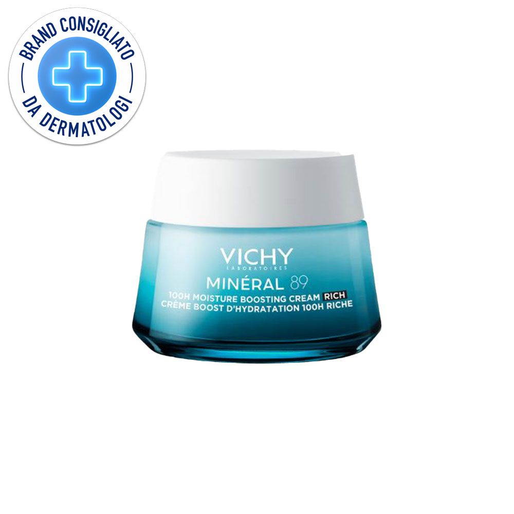 Vichy Mineral 89 Crema Booster Idratante 100h - Ricca 50 ml