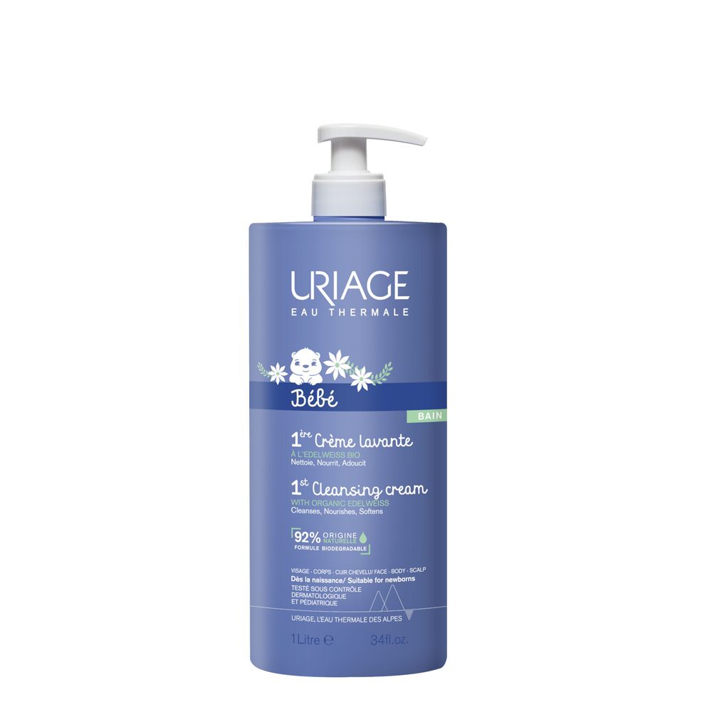 URIAGE BABY - 1a Crema Lavante 1lt 1000 ml Sapone liquido