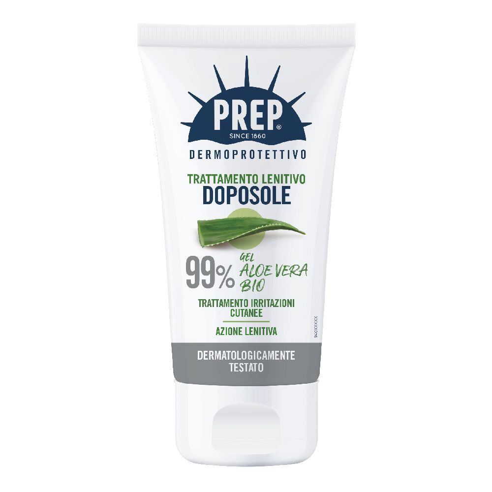 Prep Dermoprotettivo 99% Gel Aloe Vera Bio Trattamento Lenitivo Doposo