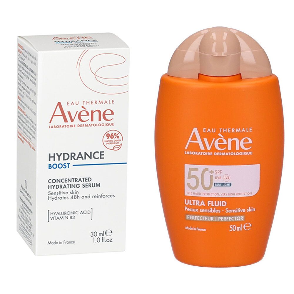 Avène Hydrance Boost Siero Concentrato Idratante + Ultra Fluid Fluido