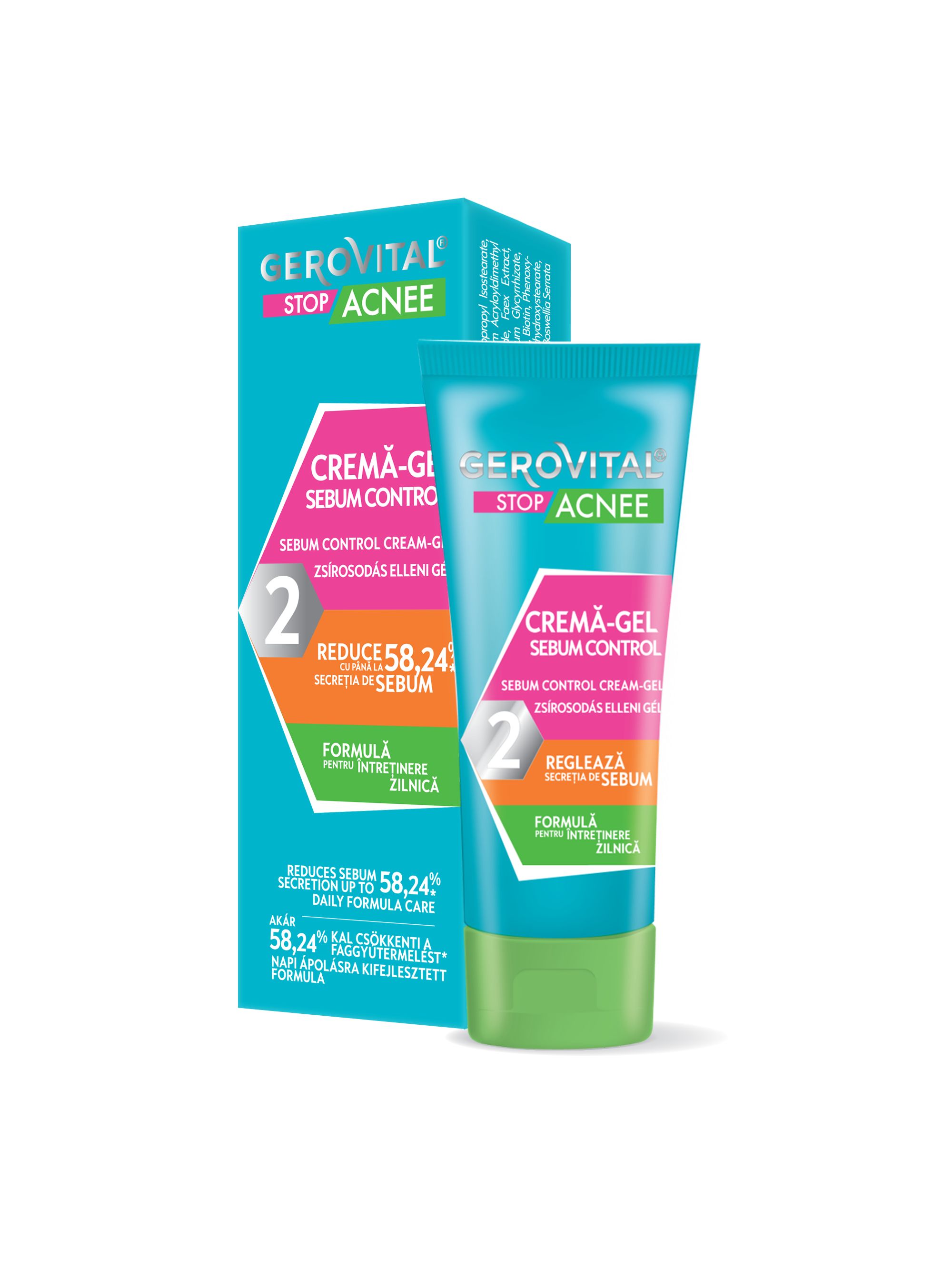 Gerovital Crema-Gel Sebo-Controllo 50 ml