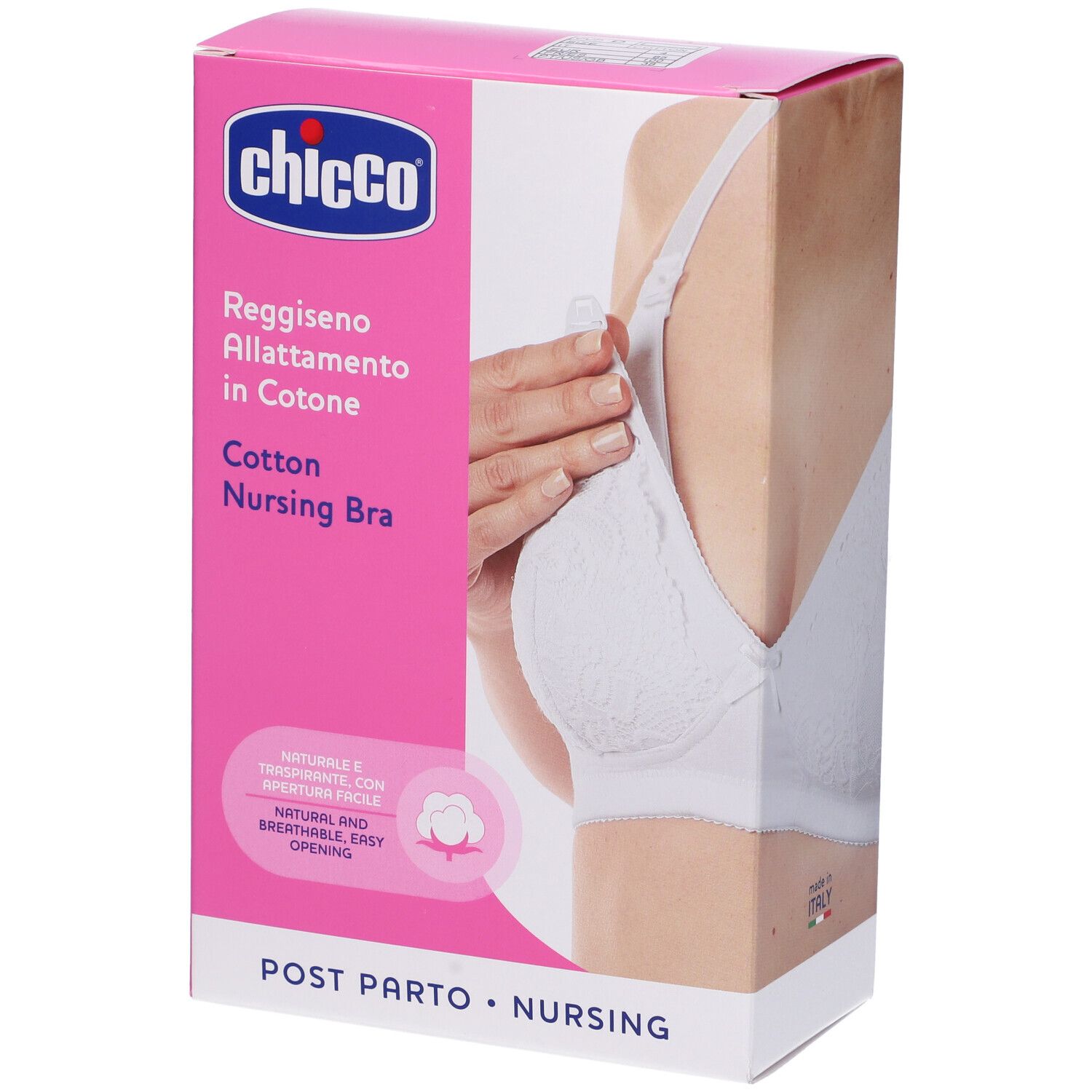 Mammy Reggiseno Cotone Allattamento White 4D 1 St