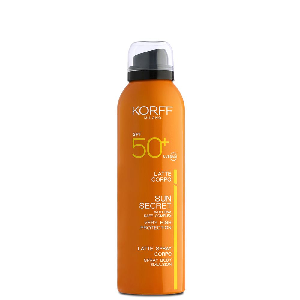 Korff Sun Secret Latte Spray Corpo Spf 50+ 200 ml