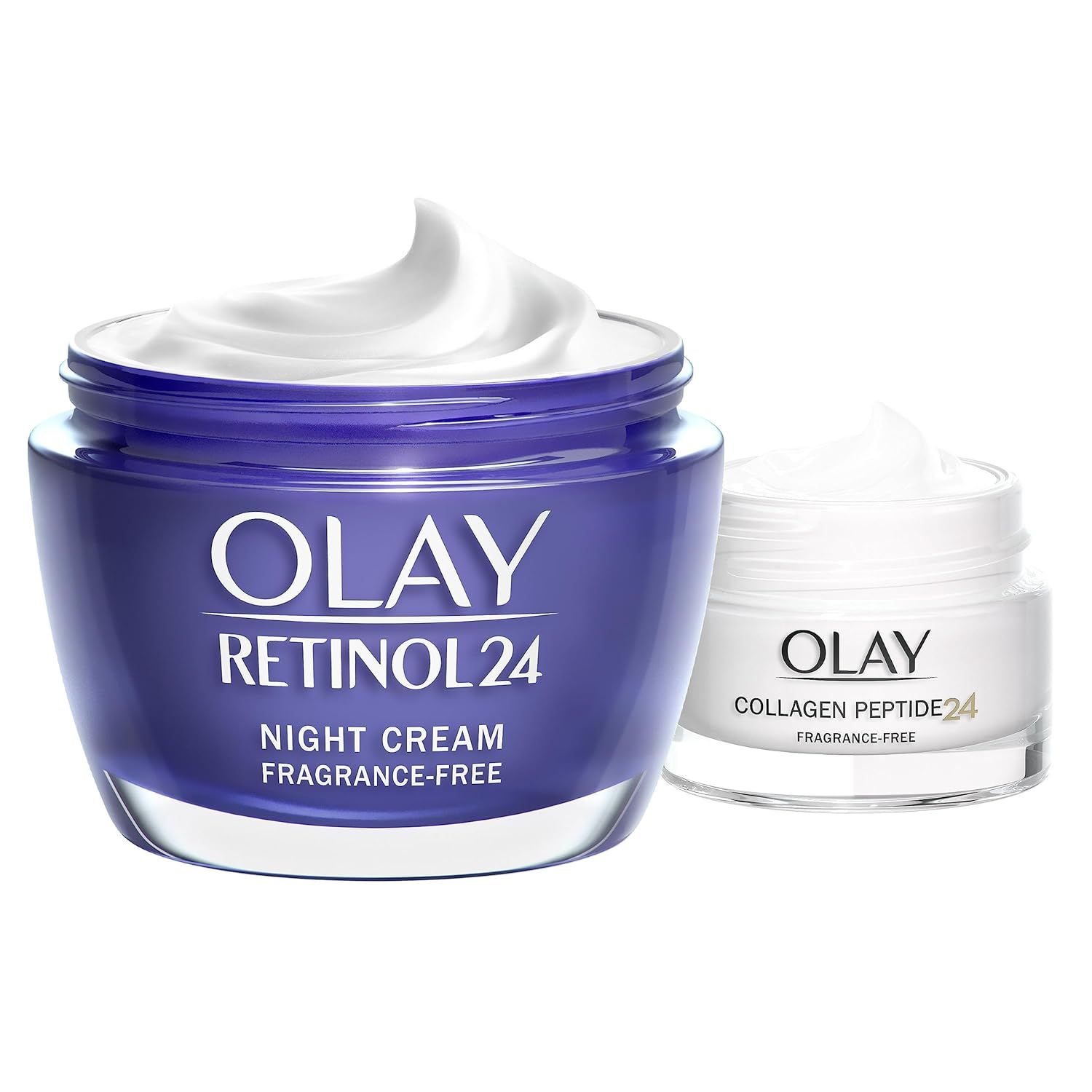 Set Olay giorno e notte, crema Collagen Peptide 24 notte Retinol antie