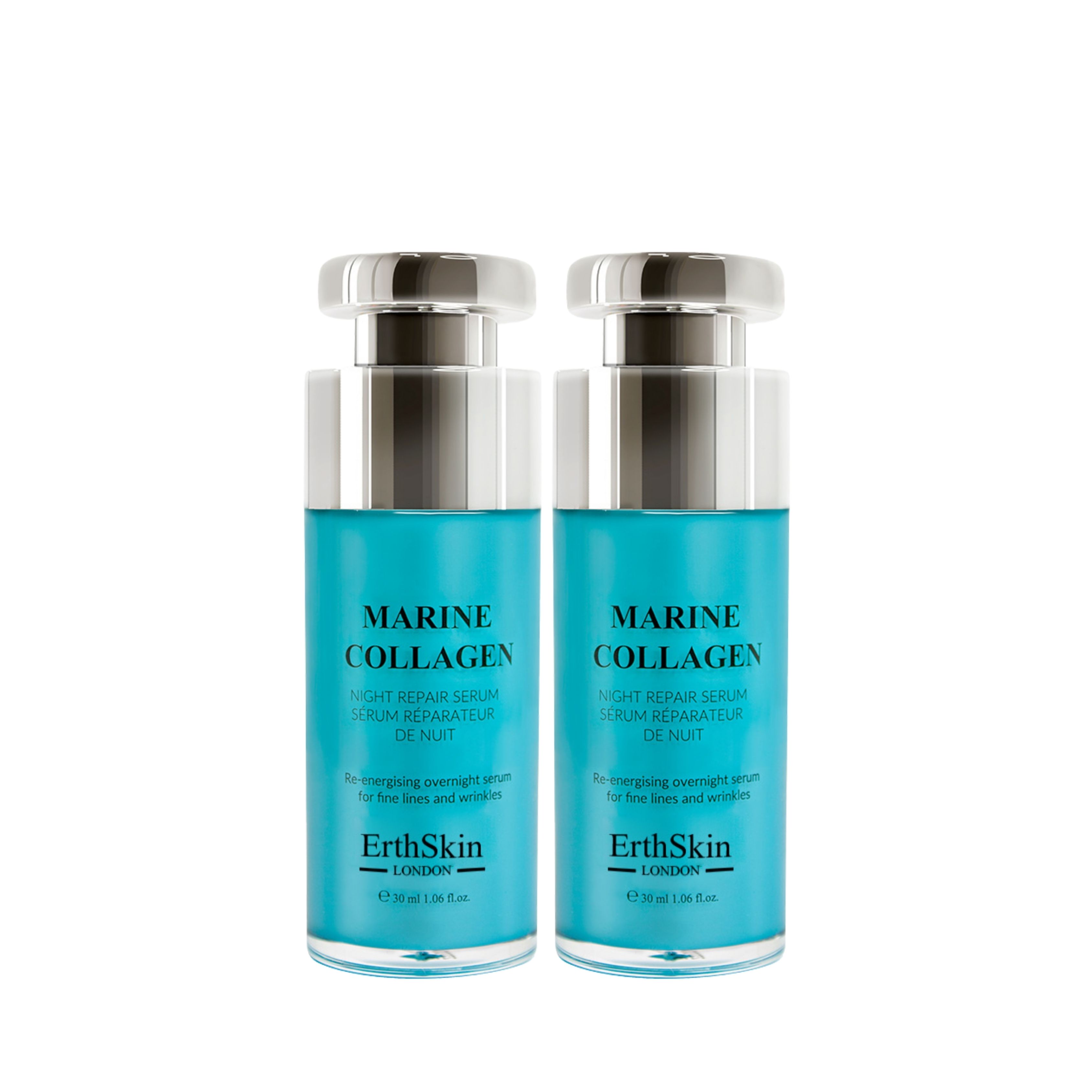 Erth skin london 2x Anti-Aging Siero riparatore notturno al collagene