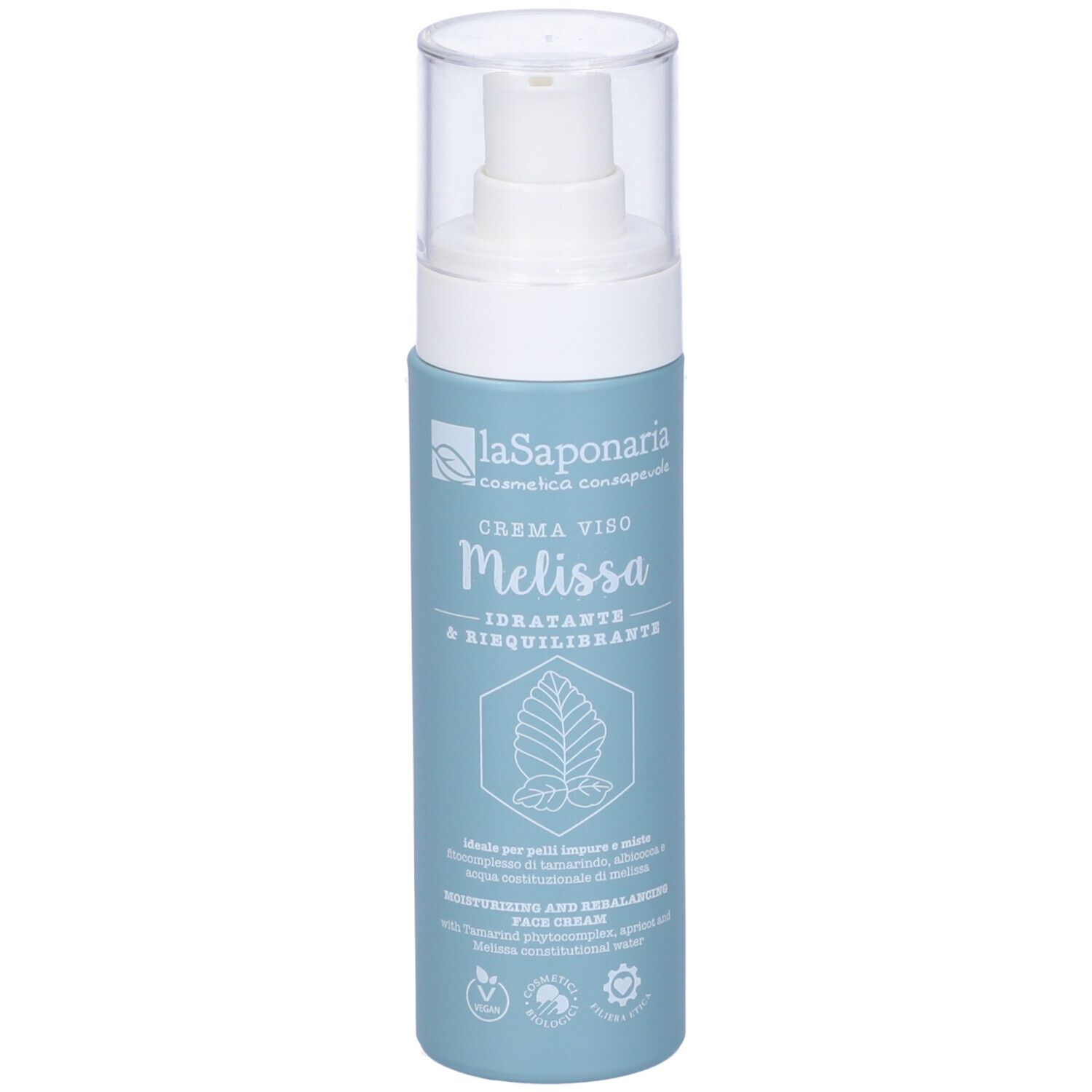 La Saponaria Crema viso idratante Melissa 50 g