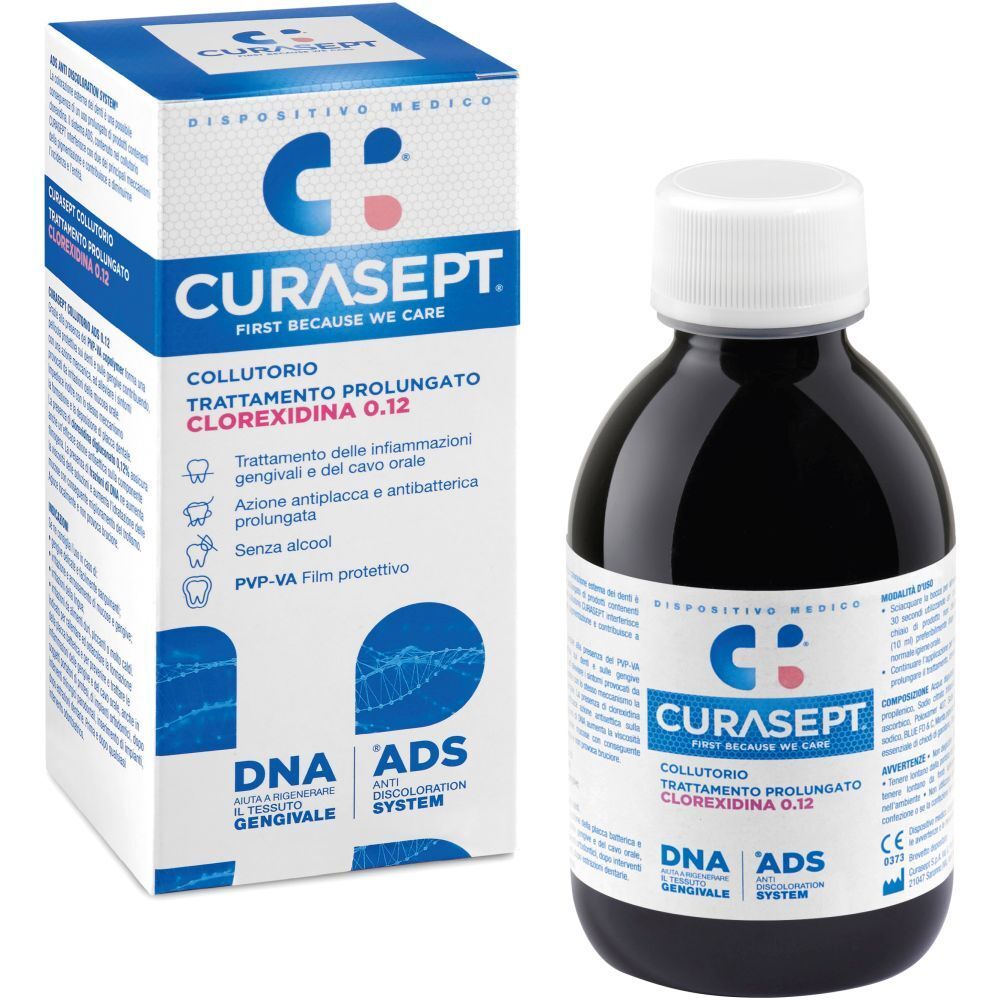CURASEPT® Collutorio Trattamento Prolungato Clorexidina 0.12 DNA + ADS