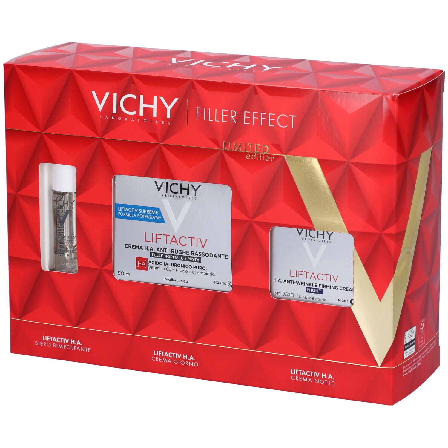 Vichy Liftactiv Cofanetto Regalo per un effetto Filler Anti-Rughe con