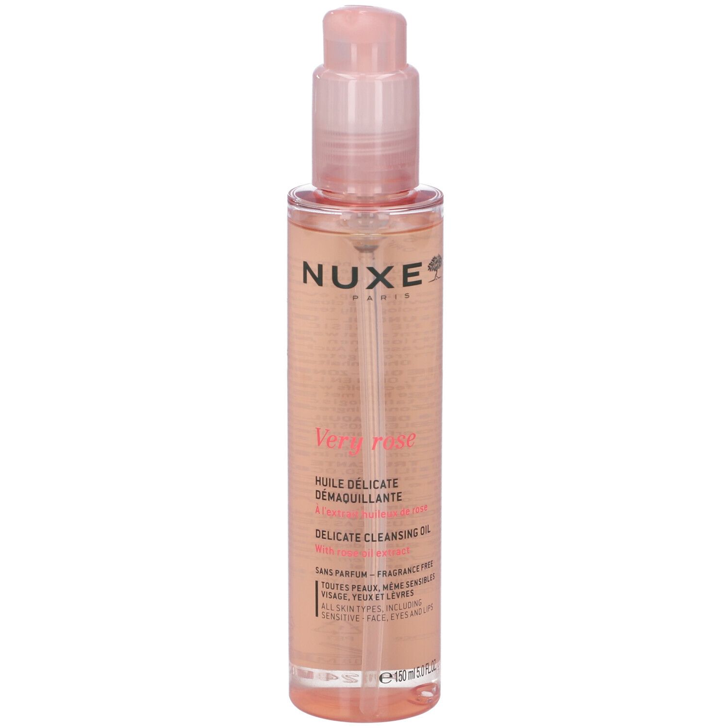 Nuxe Very Rose Olio Delicato Struccante 150 ml per la pelle