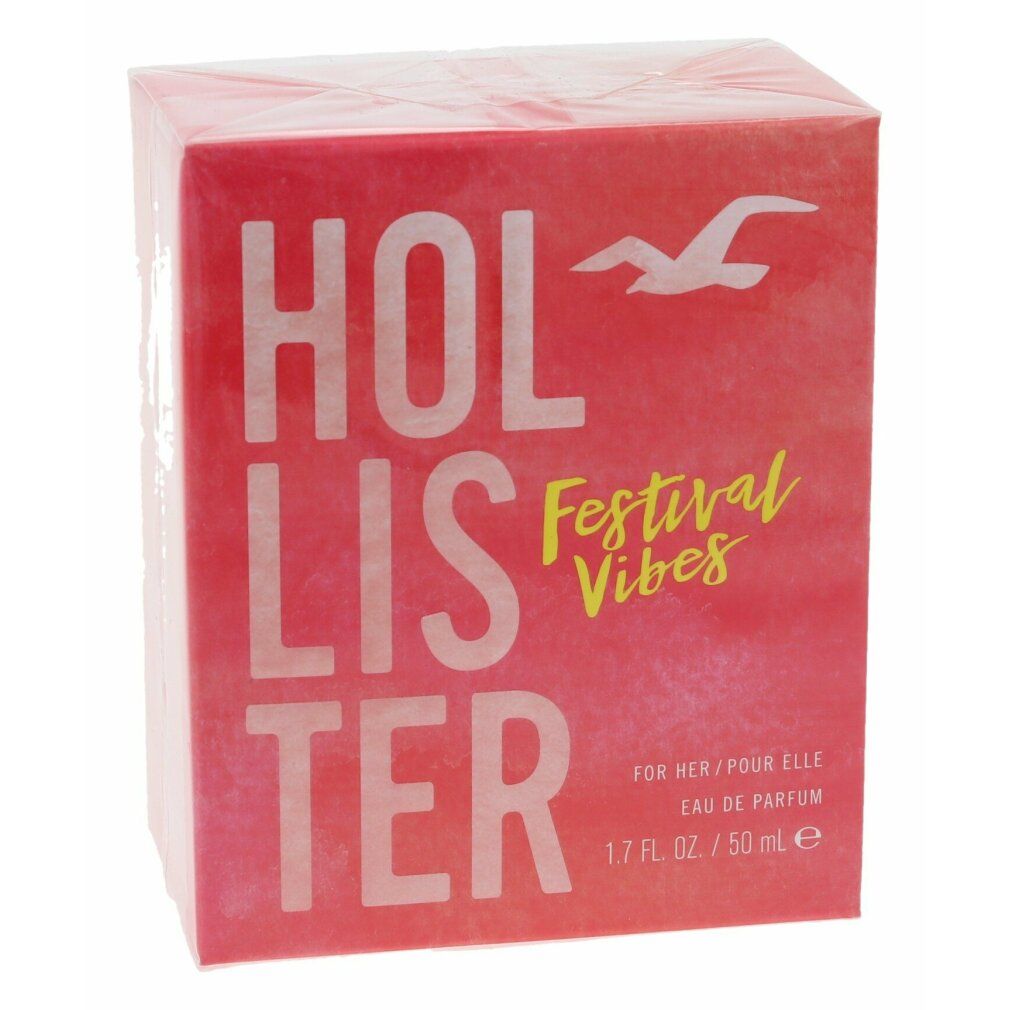 Hollister Festival Vibes Eau de Parfum Spray 50ml 0,5 ml