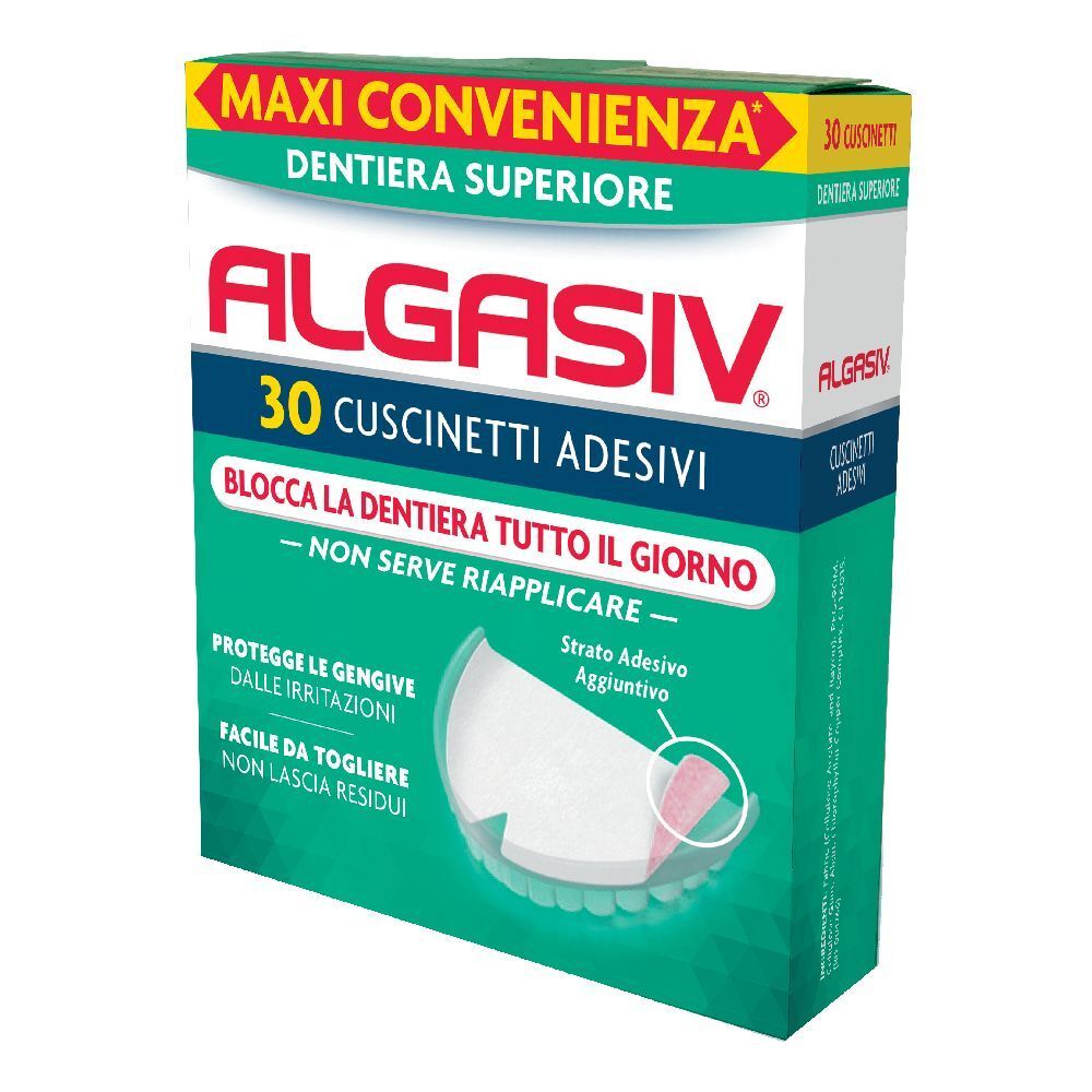 ALGASIV® Cuscinetti Adesivi Dentiera Superiore 1 pz Altro