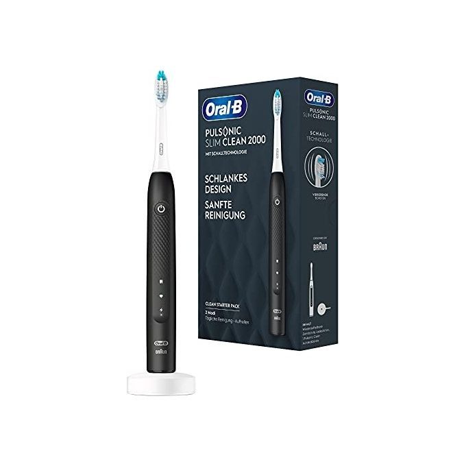 Braun Oral-B Spazzolino Elettrico Pulsonic Slim Clean 2000 Nero 1 pz d