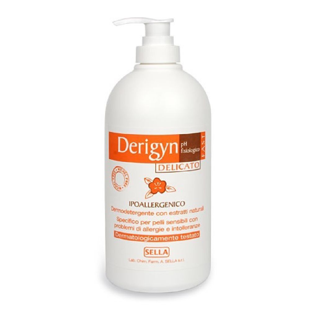 SELLA Derigyn pH Fisiologico Delicato Fast 500 ml Gel doccia