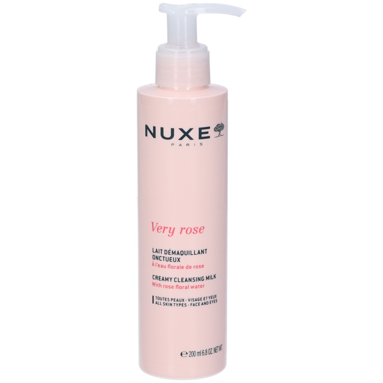 Nuxe Very Rose Latte Struccante Vellutato 200 ml Detergente