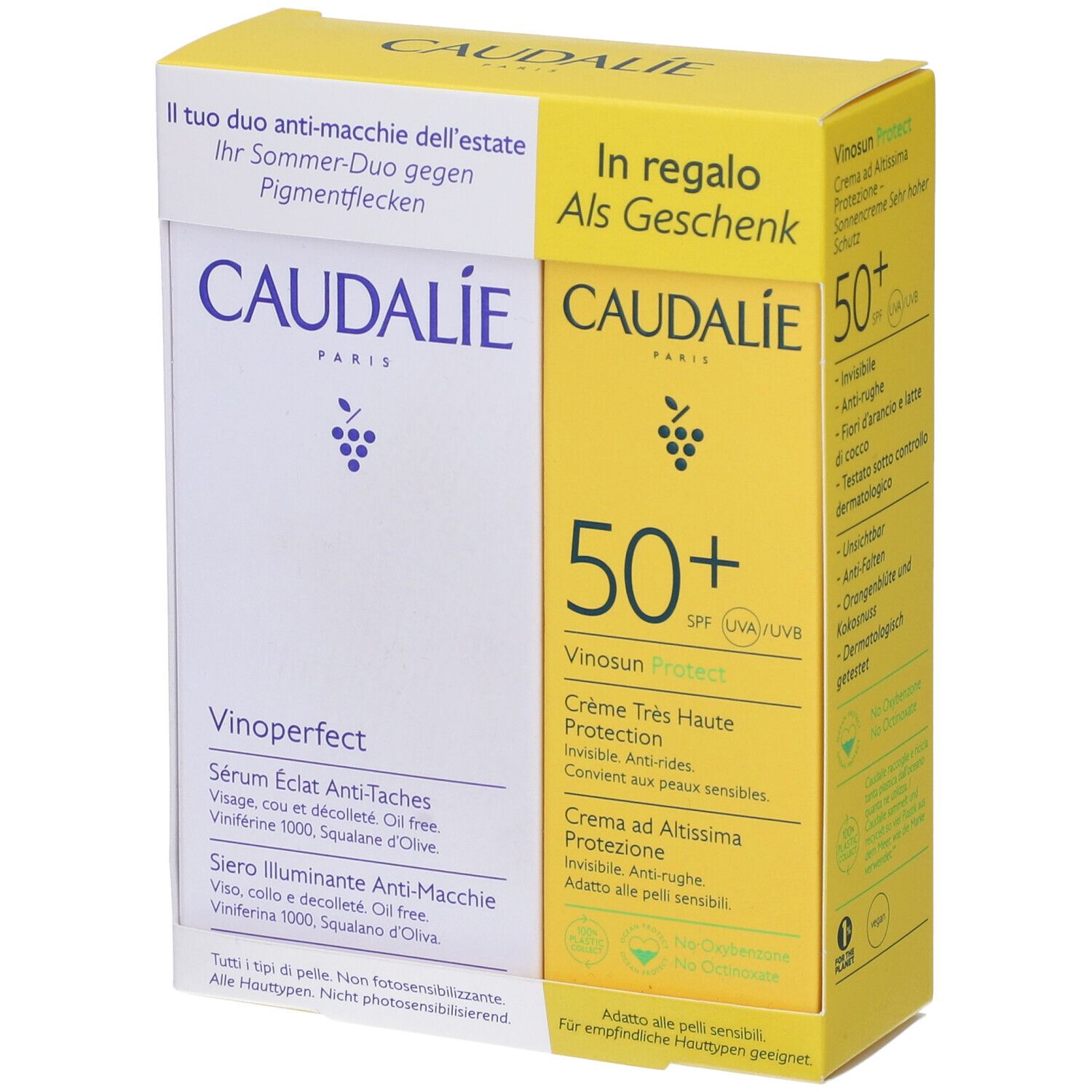 Caudalie Vinoperfect Siero Illuminante Anti-Macchie + Vinosun Protect