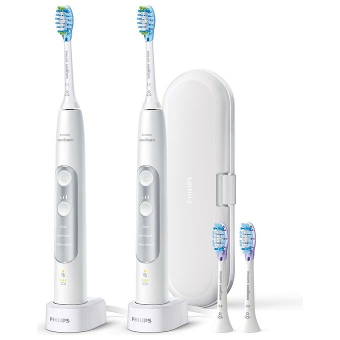 Philips ExpertClean 7300 Sonicare Spazzolini Elettrici Sonici con App,