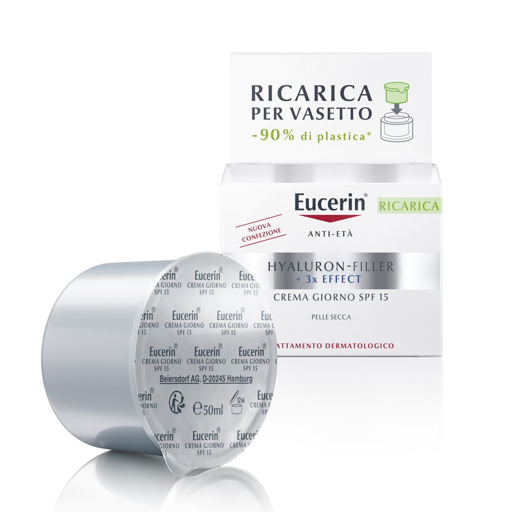Eucerin® Ricarica Hyaluron-Filler +3x Effect Crema Giorno SPF 15 1 pz