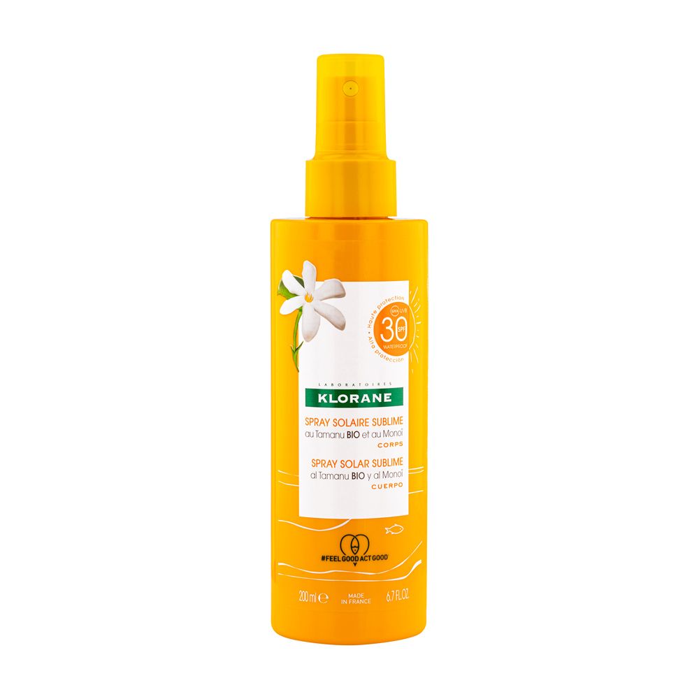 KLORANE Polysianes Spray Solare Sublime SPF30 al Tamanu BIO & Monoï 20