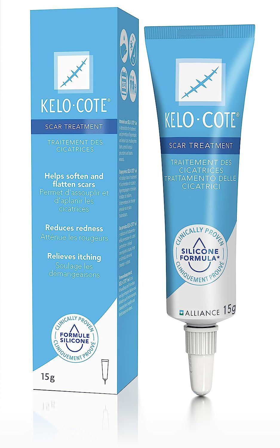 Gel di silicone Kelo-cote per il trattamento delle cicatrici 15 g