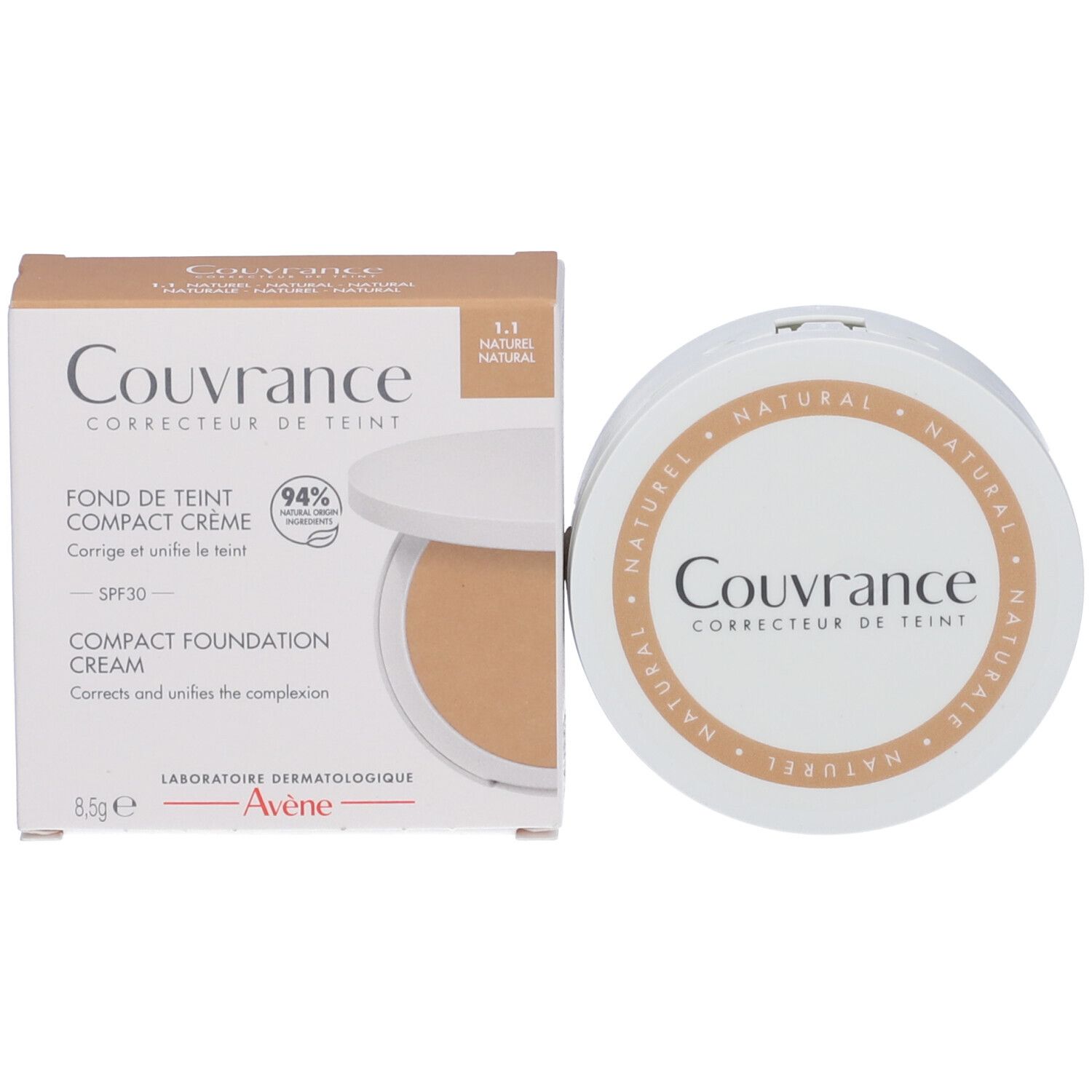Avene Couvrance Fondotinta Compatto Naturale 1 pz Make up