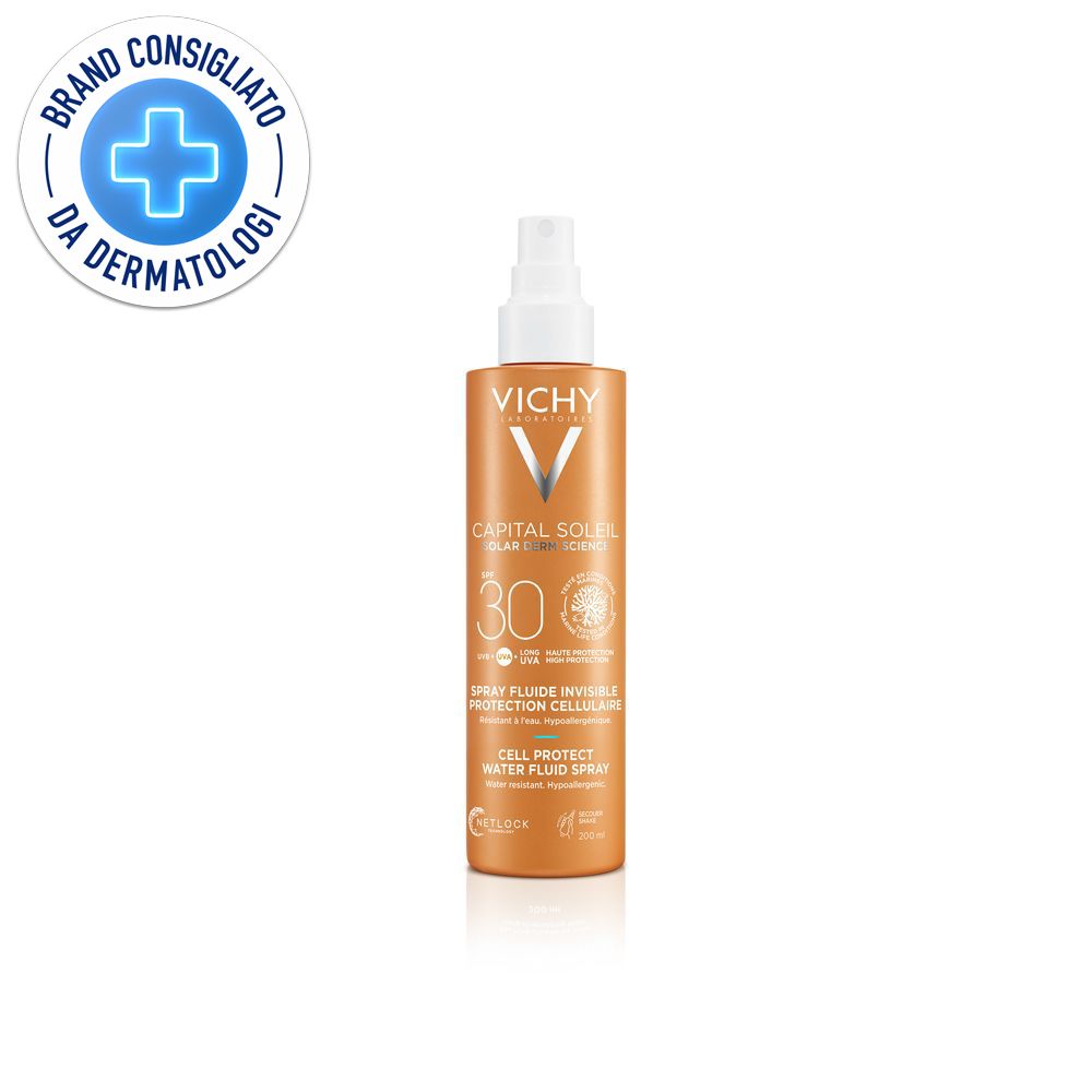 Vichy Capital Soleil Cell Protect Fluido Ultra Leggero Spray Spf30 200
