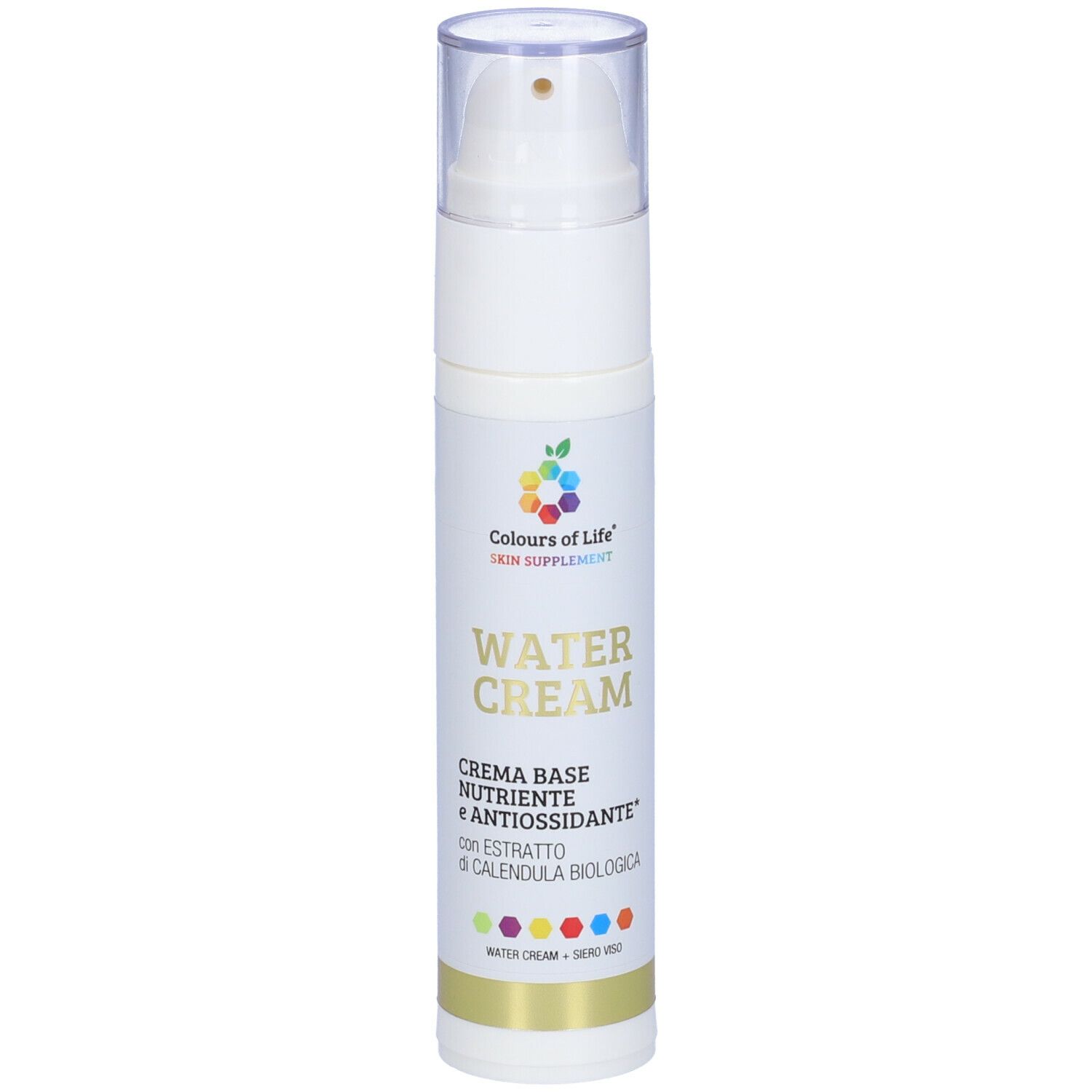 Colours of Life® Water Cream Crema Base Nutriente E Antiossidante 50 m