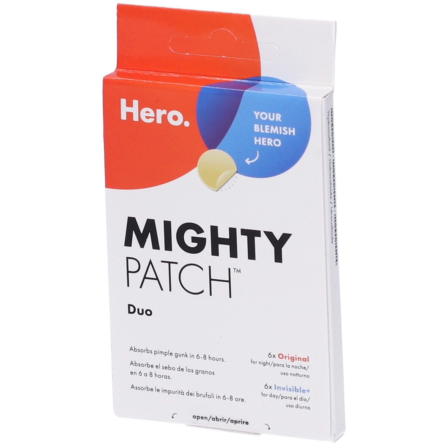 Hero Mighty Patch Brufoli Notte + Invisible Giorno 12 pz Cerotto