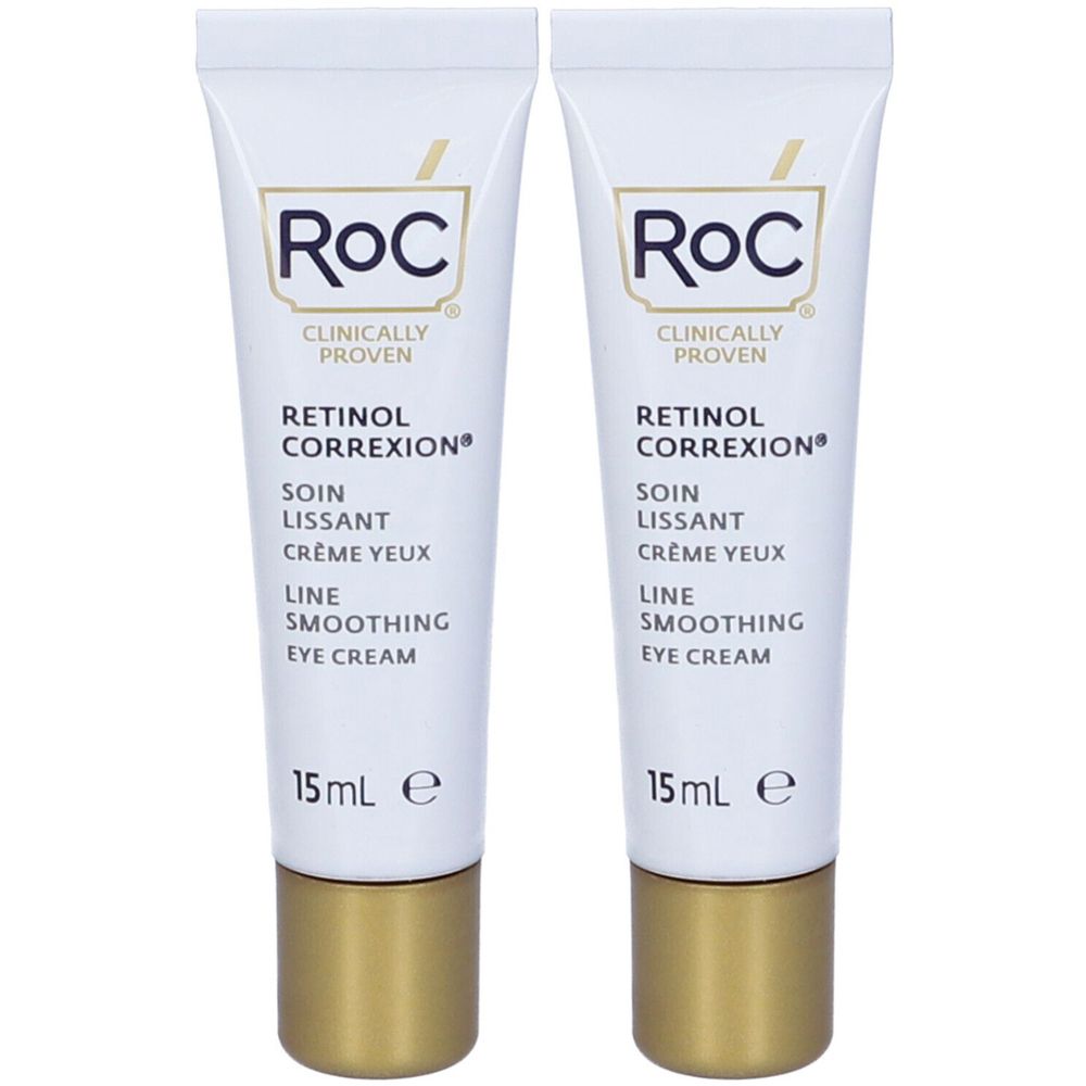 ROC Retinol Correxion Line Smoothing Eye Cream Set da 2 2x15 ml Crema