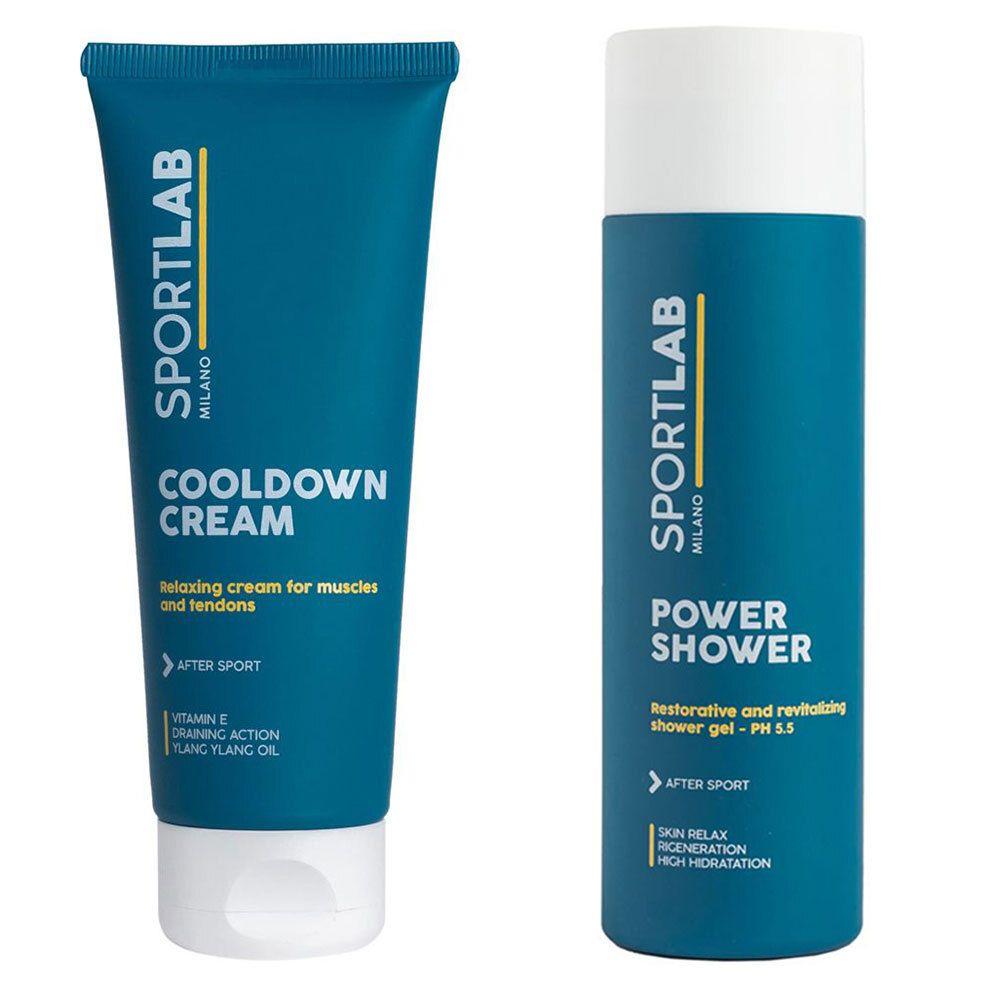 SPORTLAB Milano® COOLDOWN CREAM + POWER SHOWER 200+100 ml Set