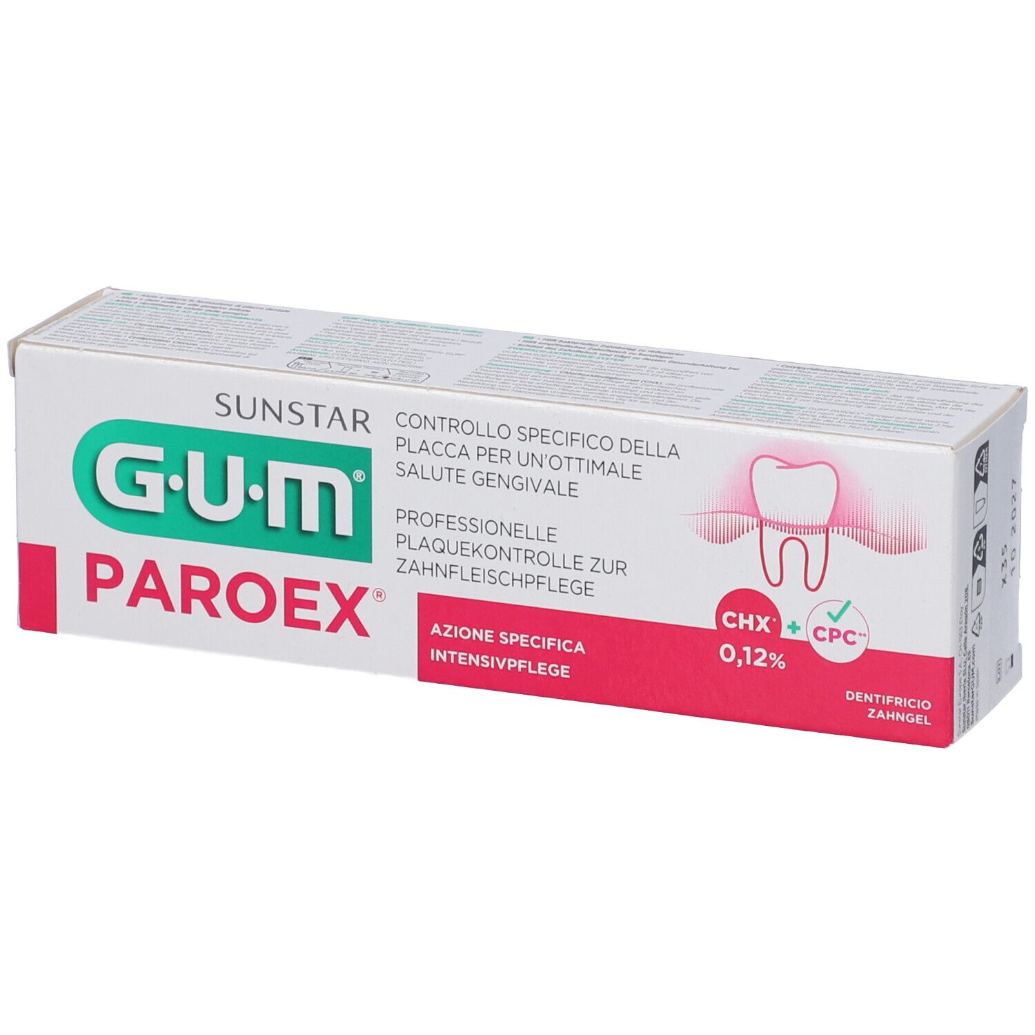GUM® PAROEX® Dentifricio 0,12% CHX + CPC 75 ml