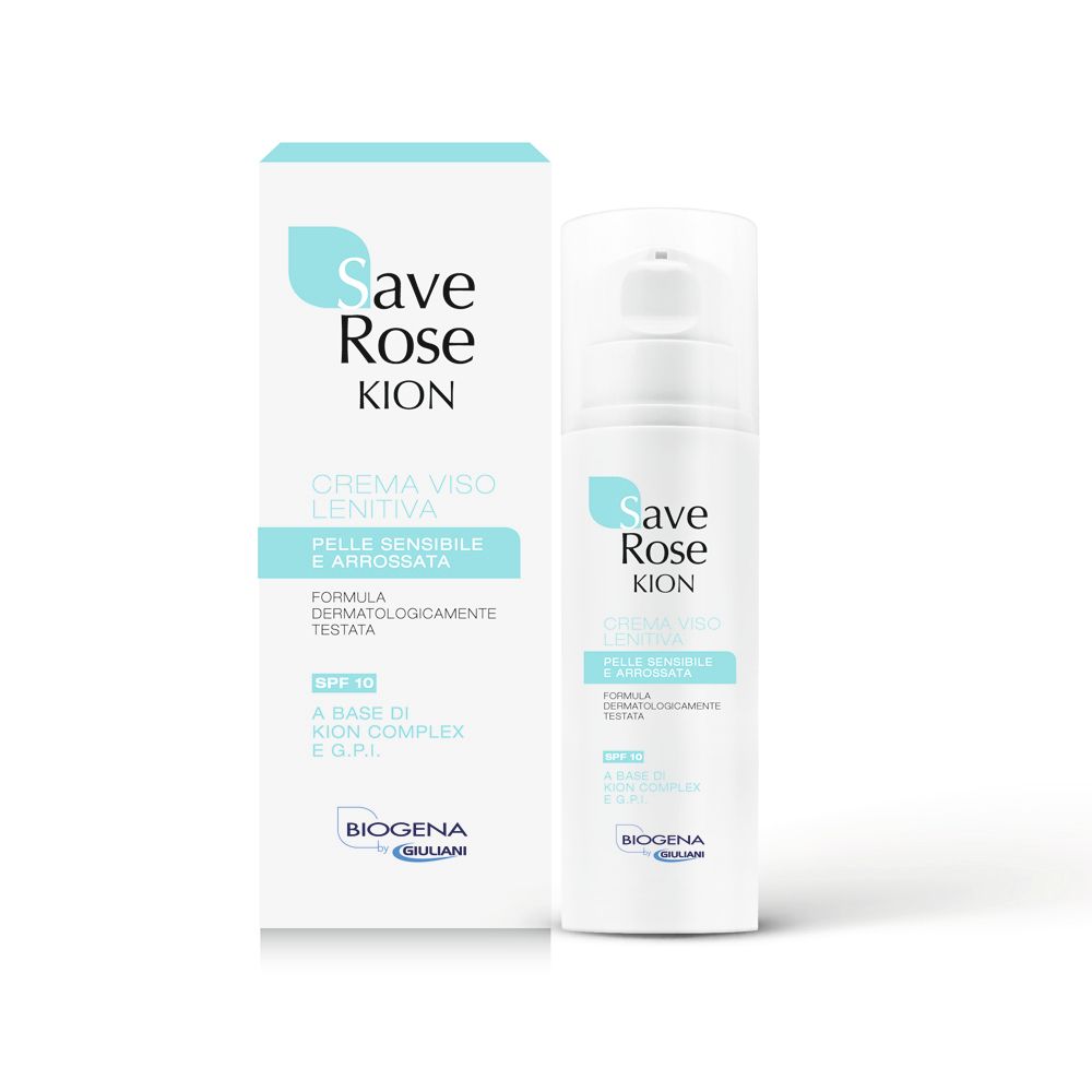 Save Rose Kion Crema Viso Lenitiva e Disarrossante con KION COMPLEX 50