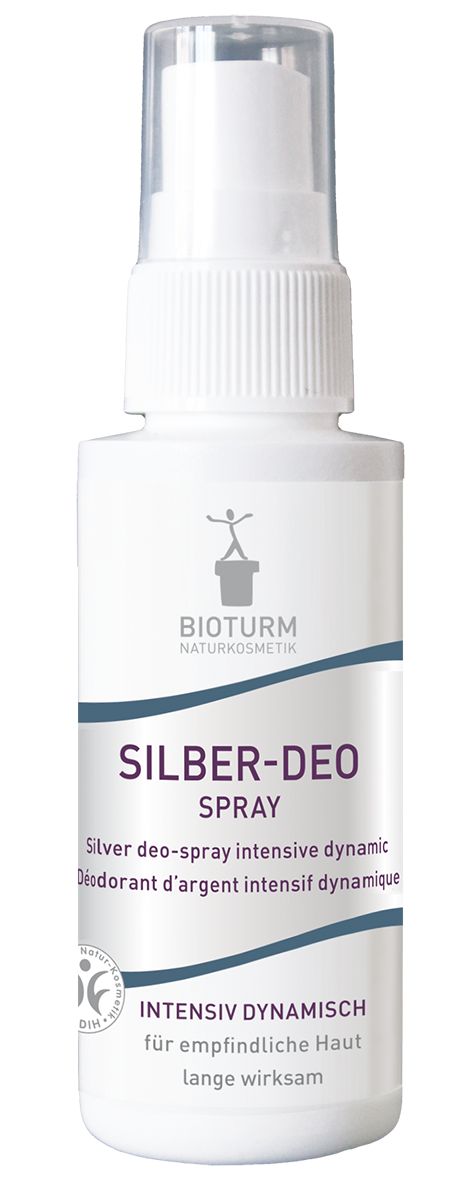 Bioturm Cosmetici Naturali Argento Deodorante Spray intensivo dinamico