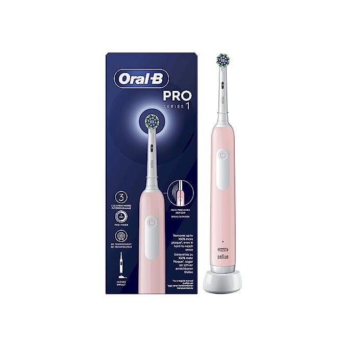 Braun Oral-B Pro 1 Cross Action Spazzolino Elettrico Pink St