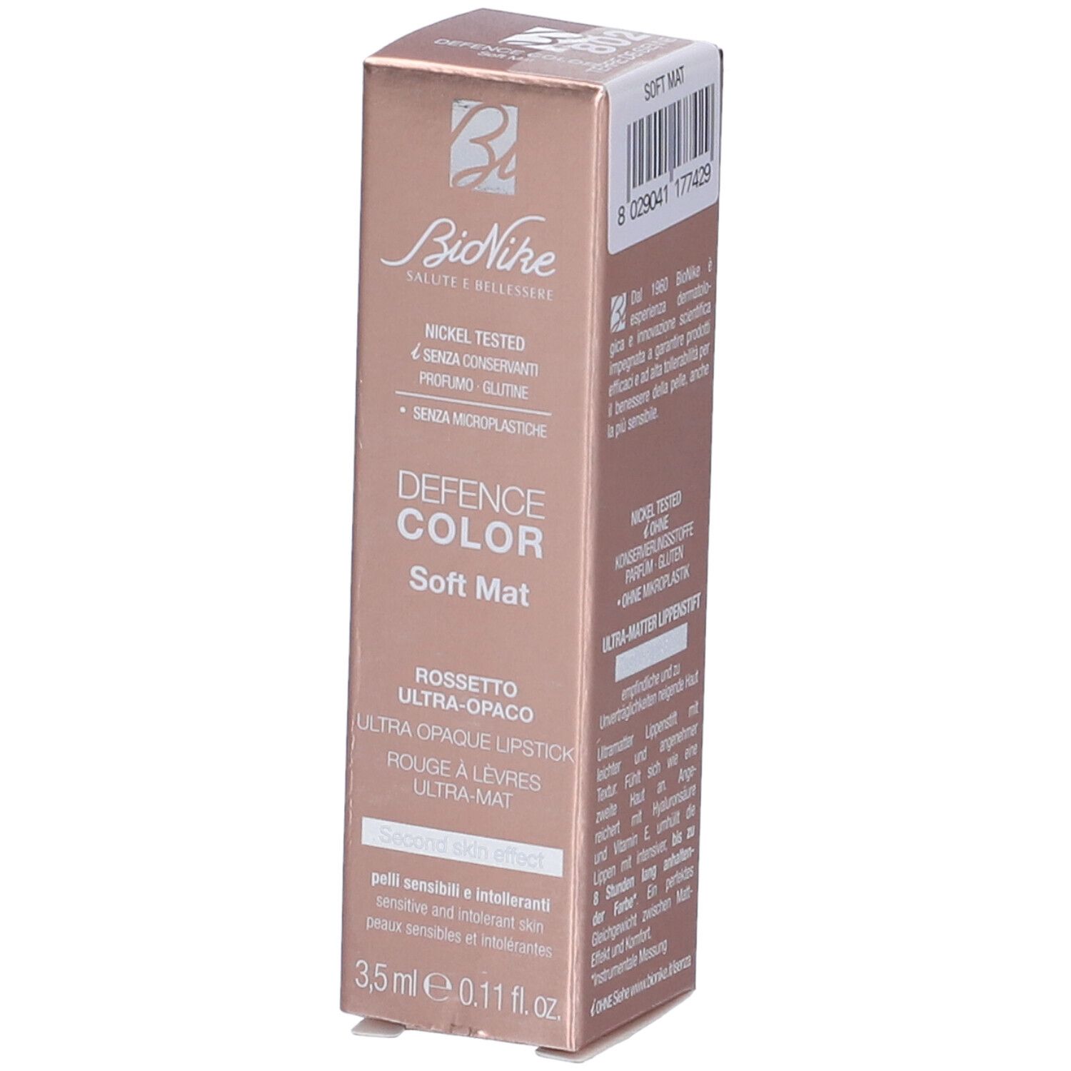 BioNike Defence Color Rosseto Soft Mat N. 802 1 pz Rossetto