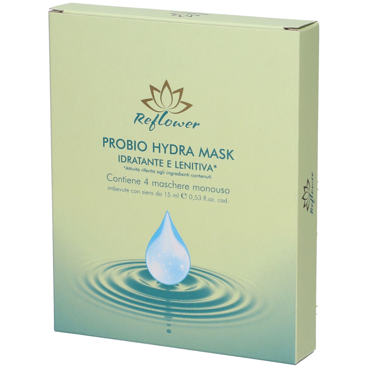Reflower Probio Hydra Mask Idratante Lenitiva 60 ml Maschera viso