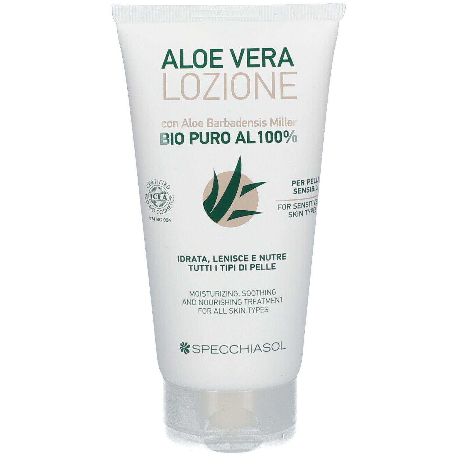 SPECCHIASOL Aloe Vera Lozione 150 ml Soluzione
