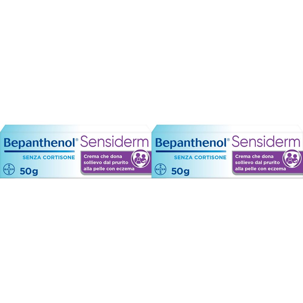 Bepanthenol Sensiderm Crema lenitiva Dermatite Eczema e Prurito della