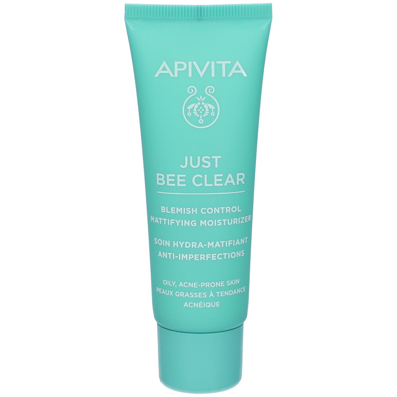 Apivita Just Bee Clear Crema Viso Idratante Opacizzante Anti-Imperfezi