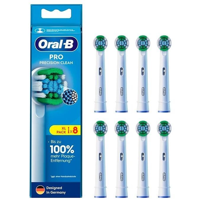 Braun Oral-B Testine di Ricambio Pro Precision Clean 8 Pezzi 1 St