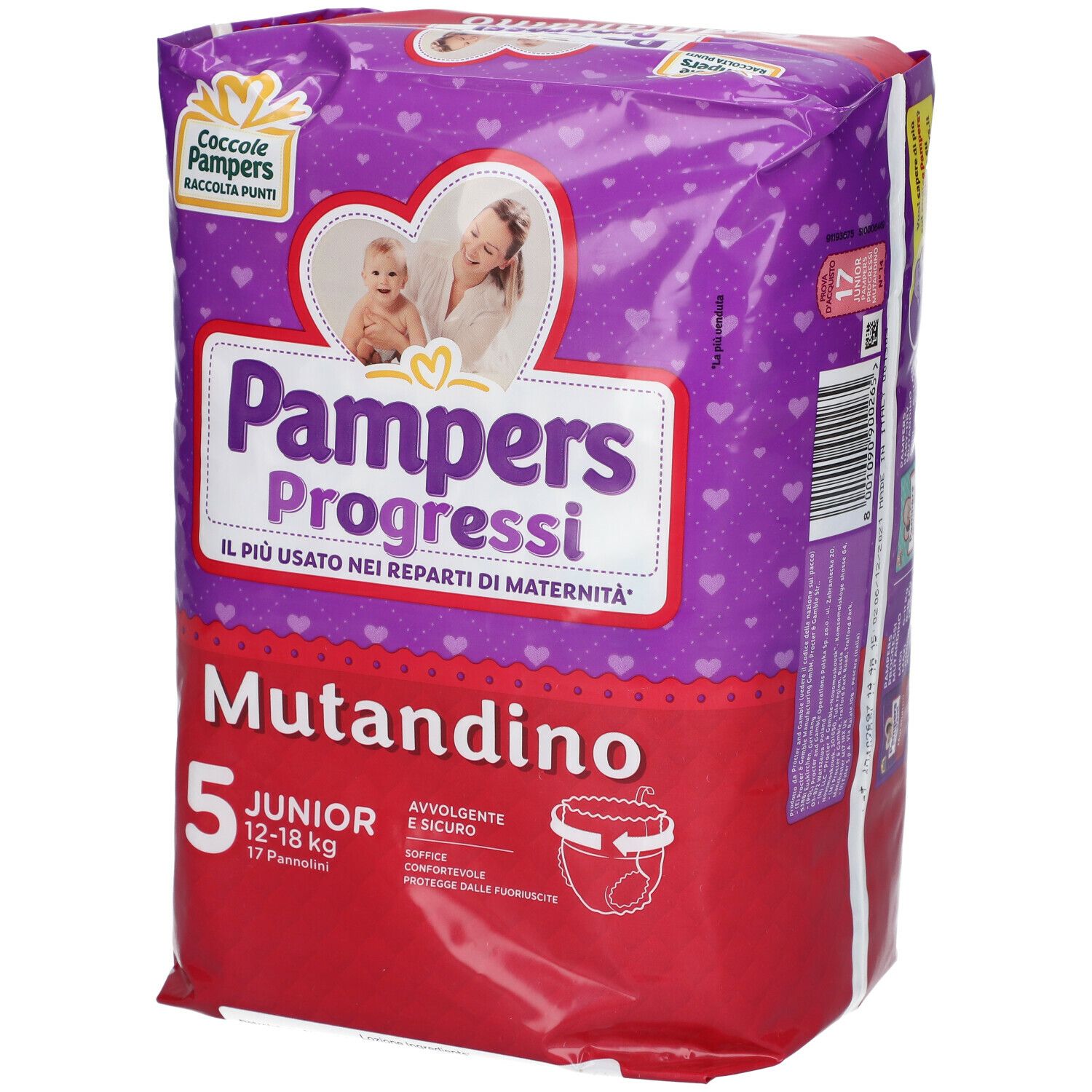 Pampers Progressi Mutandino™ 5 (12-18 Kg) 17 pz Pannolini