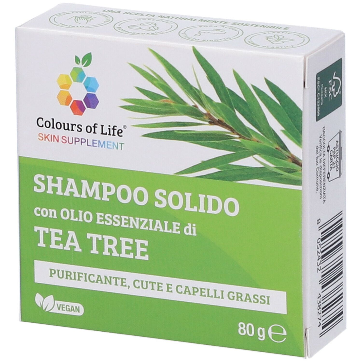 Colours Of Life Skin Supplement 80 g Shampoo