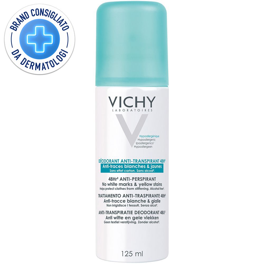 Vichy Deodorante Aerosol Antitraspirante ANTI-TRACCE 125 ml Spray