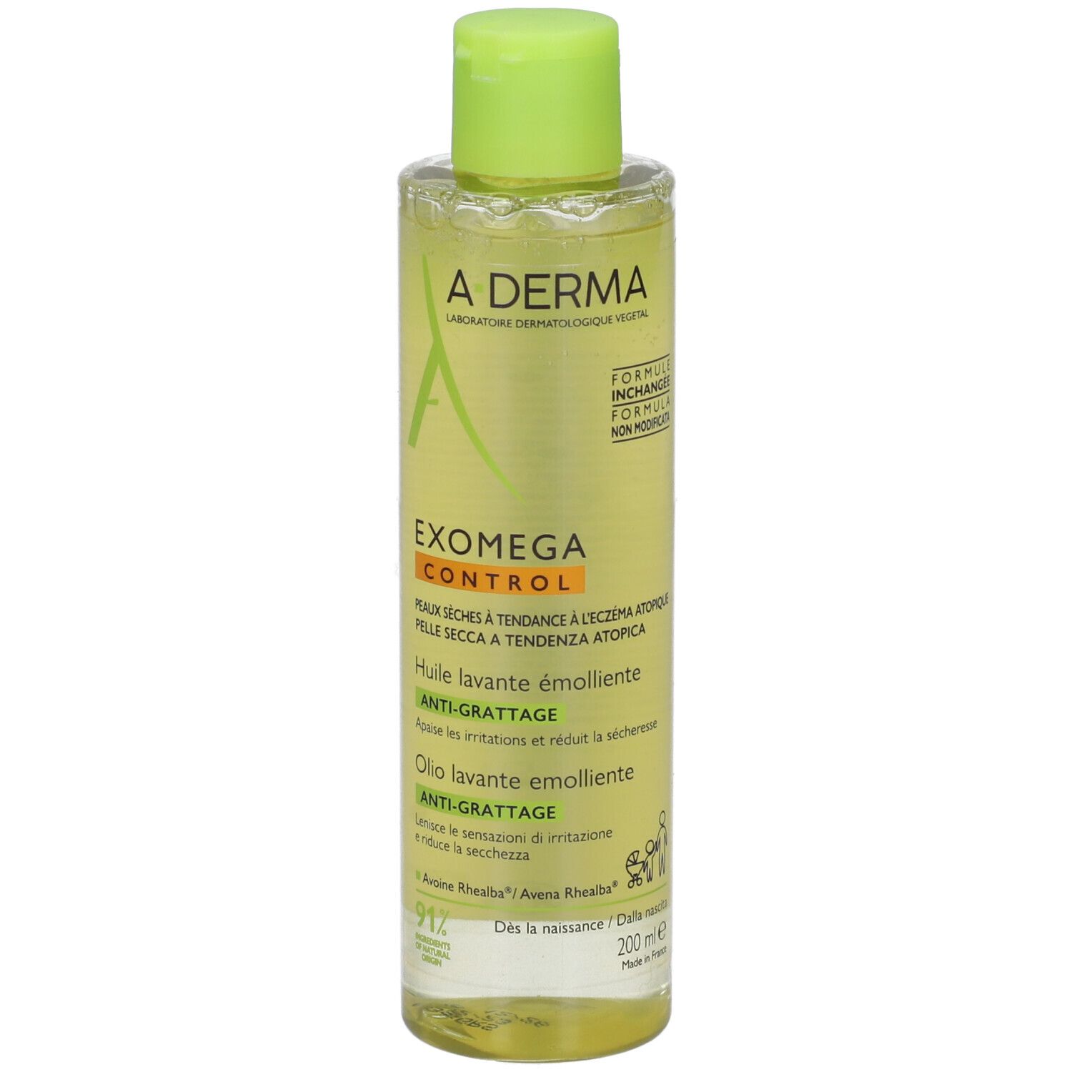 A-derma Exomega Control 200 ml Detergente