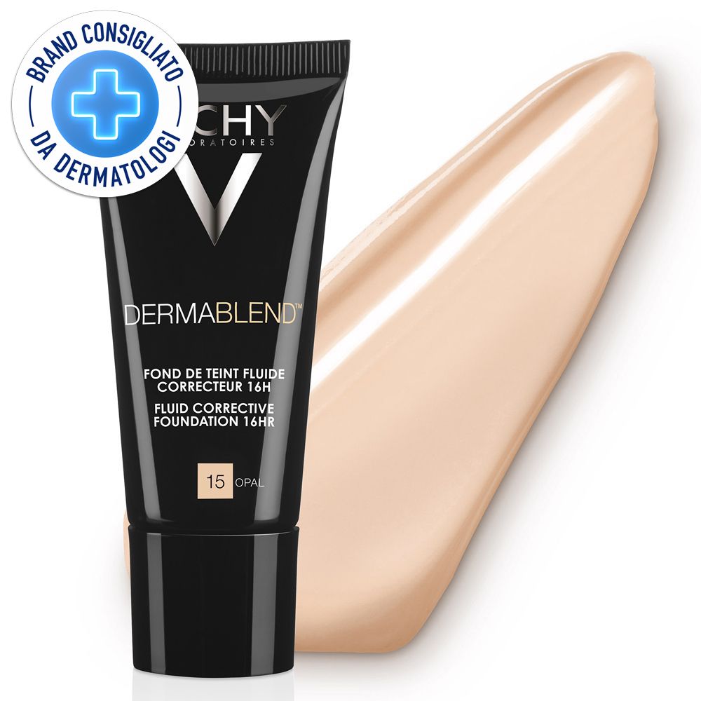 Vichy Dermablend Fondotinta Correttore Fluido 16h tonalità 15 Opal 30