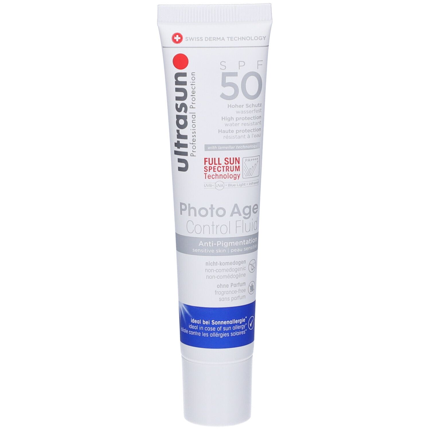 Ultrasun Photo Age Control Fluid Spf 50 Anti-pigmentation 40 ml Crema