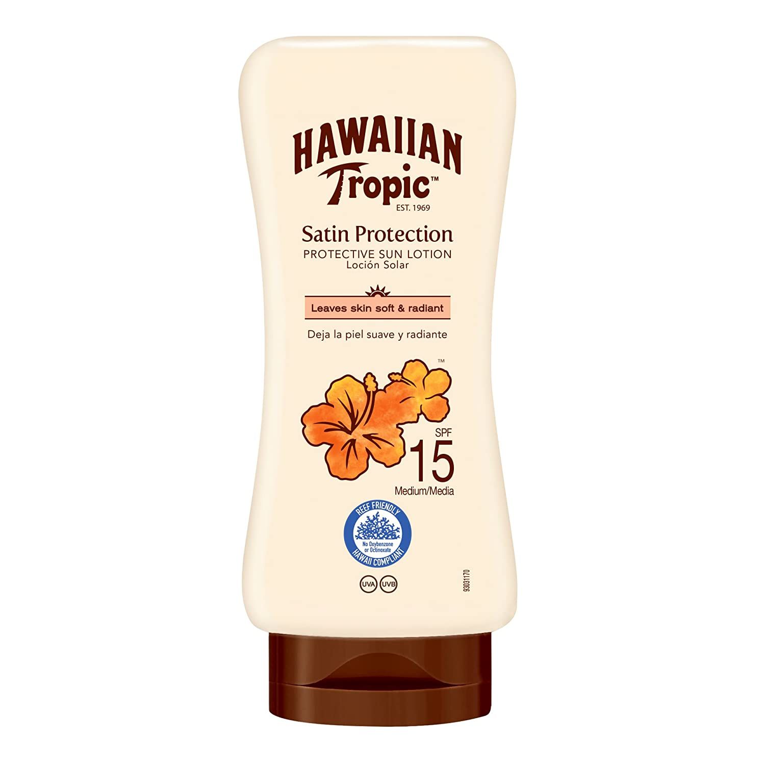 Hawaiian Tropic Satin Protection Sun Lotion Crema solare SPF 15 180 ml